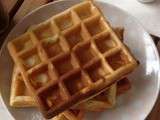 Gaufre maison pour le petit déjeuner