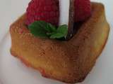 Mini cakes au citron & framboises