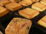 Mini croque-quiche