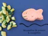 Mousseline de poisson & courgettes