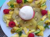 P’tite salade de fruits exotiques plus que parfaite