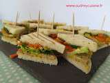 P’tits clubs sandwichs au foie gras