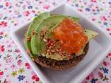 Pain sans gluten pour tartines gourmandes avocat & œufs de saumon