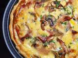 Quiche aux champignons et au Jambon de Parme