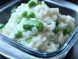 Risotto aux asperges et petits pois