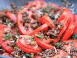 Salade de lentilles aux deux tomates