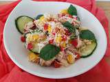 Salade de riz au thon & mangue