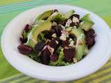 Salade healthy & veggie, betterave & avocat