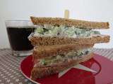 Sandwich au concombre, un classique des tea time anglais