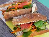 Sandwich un peu comme un Banh mi