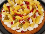 Tarte aux fruits exotiques