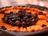 Tarte d’automne, poires & raisins