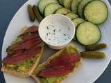 Tartines du dimanche soir : magret & avocat