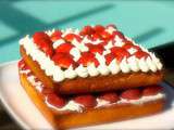 Victoria cake aux fraises