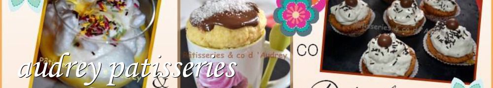 Recettes de audrey patisseries