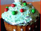 Cupcake géant de Noël