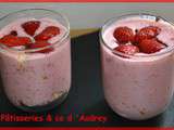 Verrine fraise /fromage blanc