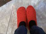 Chaussons au tricot