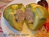 Courgettes rondes de Nice farcies