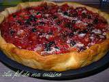 Tarte aux fruits rouges