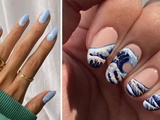 50 meilleures idées de Nail art bleu