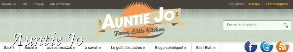 Recettes de Auntie Jo