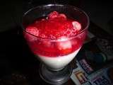 Panacotta aux framboises