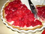 Tarte aux framboises