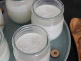 Yaourts au lait de coco