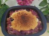 Crumble pommes fruits rouges au micro-ondes avec le Micro Pro Grill