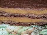 Gâteau au goût du Twix