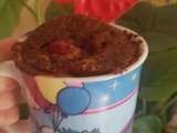 Mug cake choco framboise