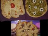 Pizzas d'Halloween