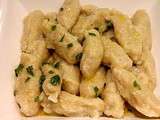 Gnocchi de Topinambour