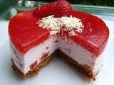 Bavarois fraise speculoos