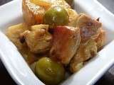 Poulet au citron confit et aux olives