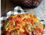 Clafoutis aux tomates et chorizo