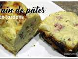 Pain de pâtes aux lardons (anti-gaspi)