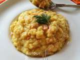 Risotto au saumon fumé