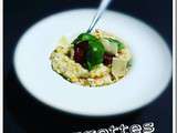 Risotto courgettes et basilic