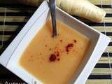 Velouté de panais au piment fumé