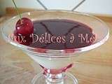 Panna Cotta et coulis de fruits rouges