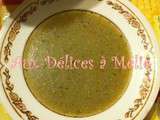 Soupe de courgettes