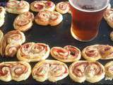 Palmiers Boursin jambon