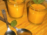 Gaspacho de courgette et tomate