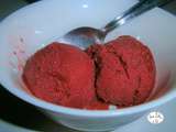 Sorbet framboise et fraise