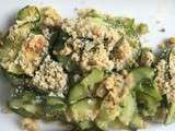 Crumble de courgettes