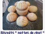 Biscuits   pattes de chat  