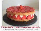 Fraisier au mascarpone pour les 18 ans de Morgane