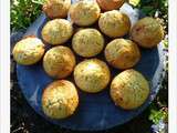 Muffins aux noisettes et au chocolat blanc